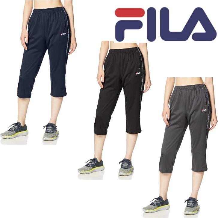 Fila フィラ 2way ストレッチ カプリパンツ ジャージ 419 636 レディースカジュアル 6分パンツ Peメッシュ ジャージ素材 送料無料 419 636 スポコンストア 通販 Yahoo ショッピング
