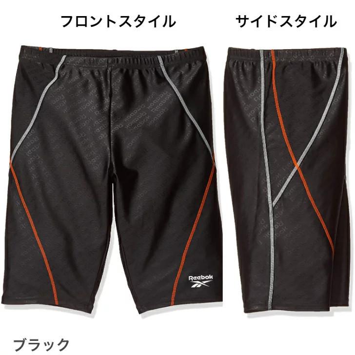 Reebok リーボック エンボス スイム スパッツ ４分丈 420-756 メンズ フィットネス 水着 SWIM FITNESS 全国送料無料｜spocon-store｜05