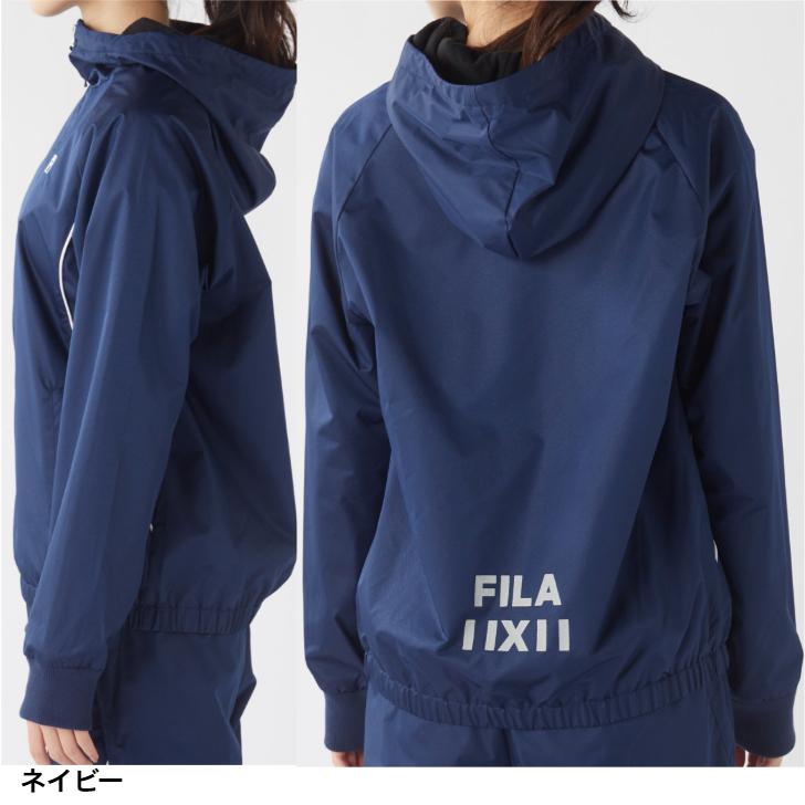 FILA（フィラ） 裏 フリース 撥水タフタ ウィンドブレーカー パーカー