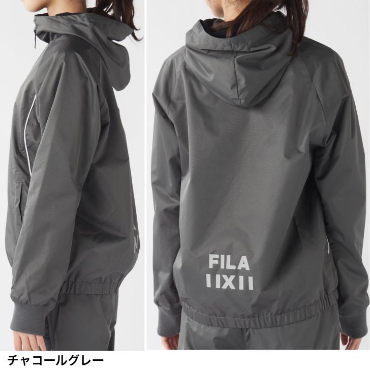 FILA（フィラ） 裏 フリース 撥水タフタ ウィンドブレーカー パーカー