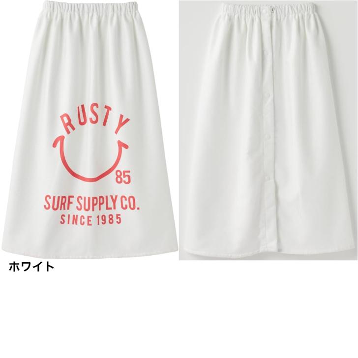 RUSTY（ラスティ） ビッグロゴ 巻きタオル ラップ タオル スイム 964