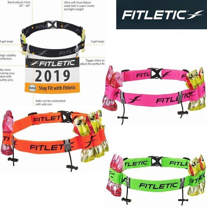 FITLETIC フィットレティック RaceII ランニング ゼッケン ホルダー RN-06 エナジージェルホルダー付き マイアミ マラソン スポーツ 送料無料 | FITLETIC
