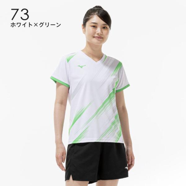Mizuno テニスウェアセット Tシャツ ショーツ キャップ MIZUNO（ミズノ） 【メール便可】ミズノ ゲームシャツ レディース