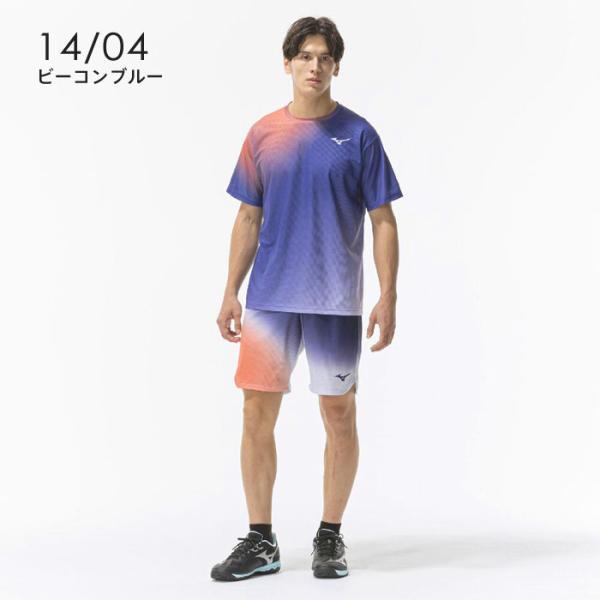 MIZUNO（ミズノ） 送料無料 テニスウェア メンズ 上下 ゲームシャツ