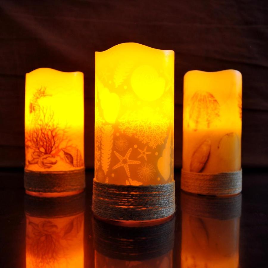 LEDキャンドル ハワイ買付け 限定品 マリン インテリア 置物 海 貝 シーホース |  | 04