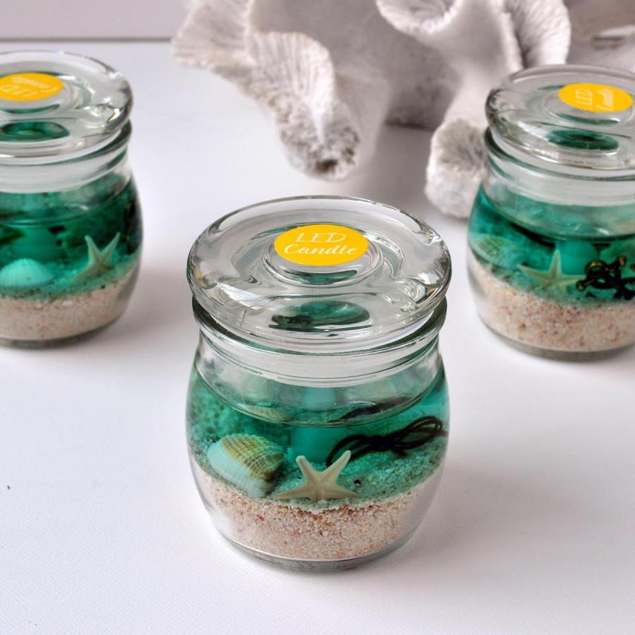 LEDシェルキャンドル ハワイ買付け 限定品 マリン インテリア 置物 海 ギフト |  | 04