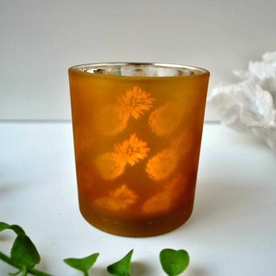 キャンドルホルダー2個セット  パイナップル＆パームツリー 南国  インテリア リゾート ハワイ |  | 02