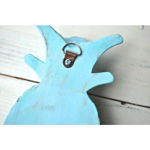 パイナップル壁掛け ホワイト＆ブルー 2色1セット インテリア ハワイアンインテリア 壁飾り |  | 04