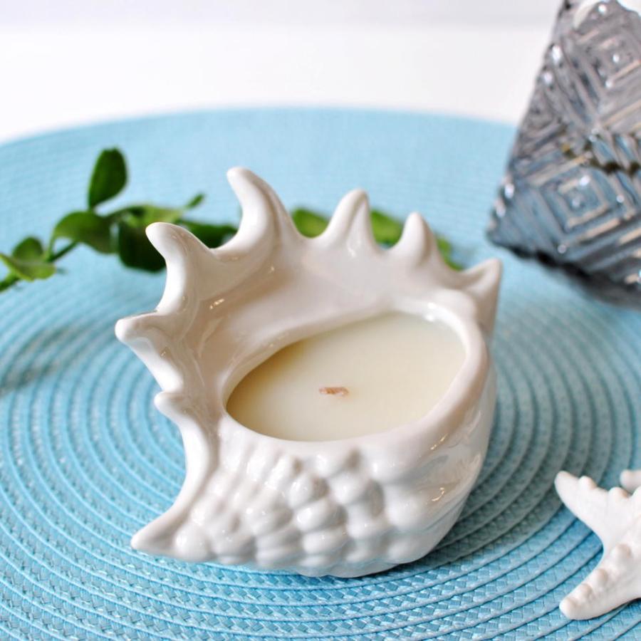 シェルキャンドル Bタイプ ZODAX フレグランス アロマ リゾート インテリア 西海岸　 |  | 01