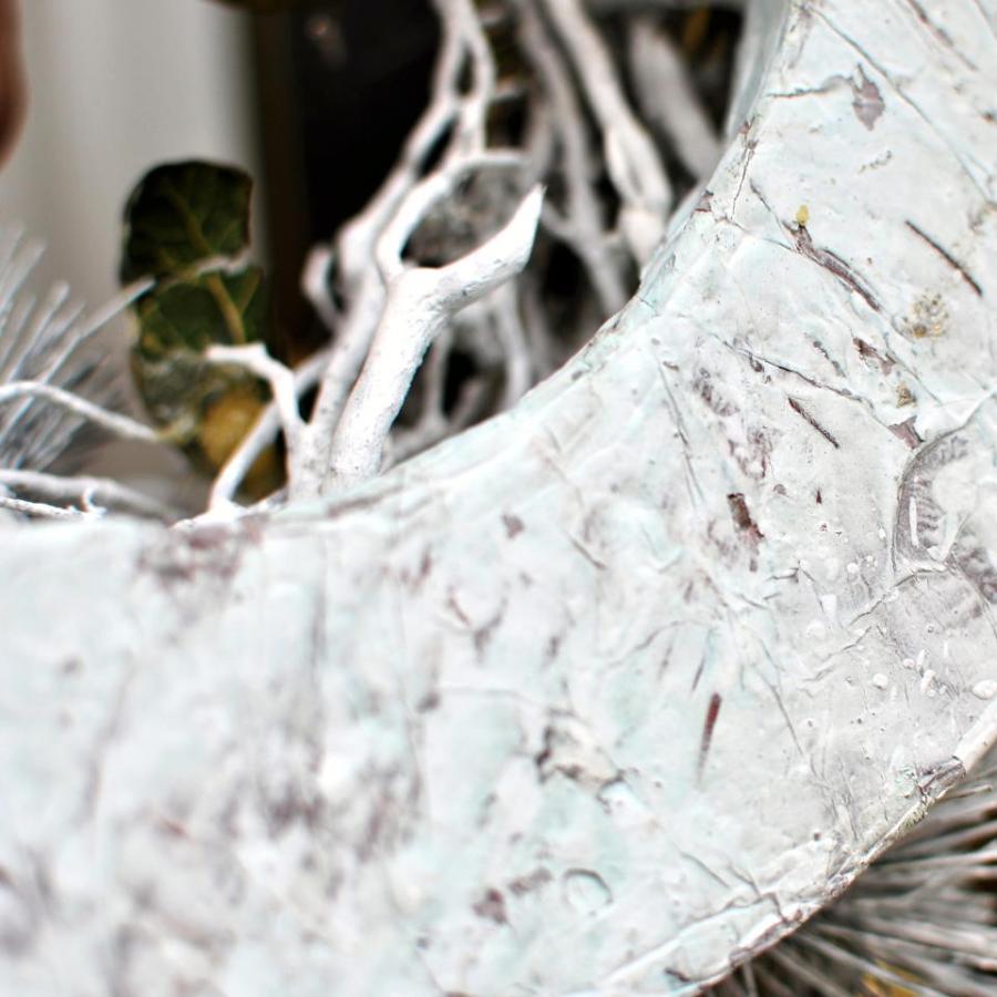 リース シックな自然素材 ホワイトの小枝 北欧 ギフト インテリア おしゃれ ホワイト コースタル 西海岸　玄関ドア |  | 04