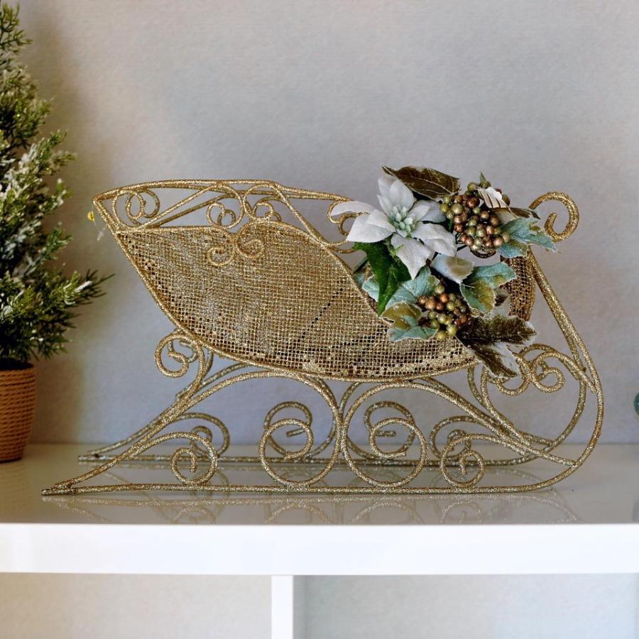 ゴールドワイヤーソリオブジェ クリスマス キラキラ ソリ シャンパンゴールド かわいい 北欧 ギフト インテリア ゴールド シルバー オブジェ 西海岸 |  | 01