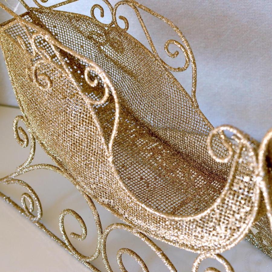 ゴールドワイヤーソリオブジェ クリスマス キラキラ ソリ シャンパンゴールド かわいい 北欧 ギフト インテリア ゴールド シルバー オブジェ 西海岸 |  | 02