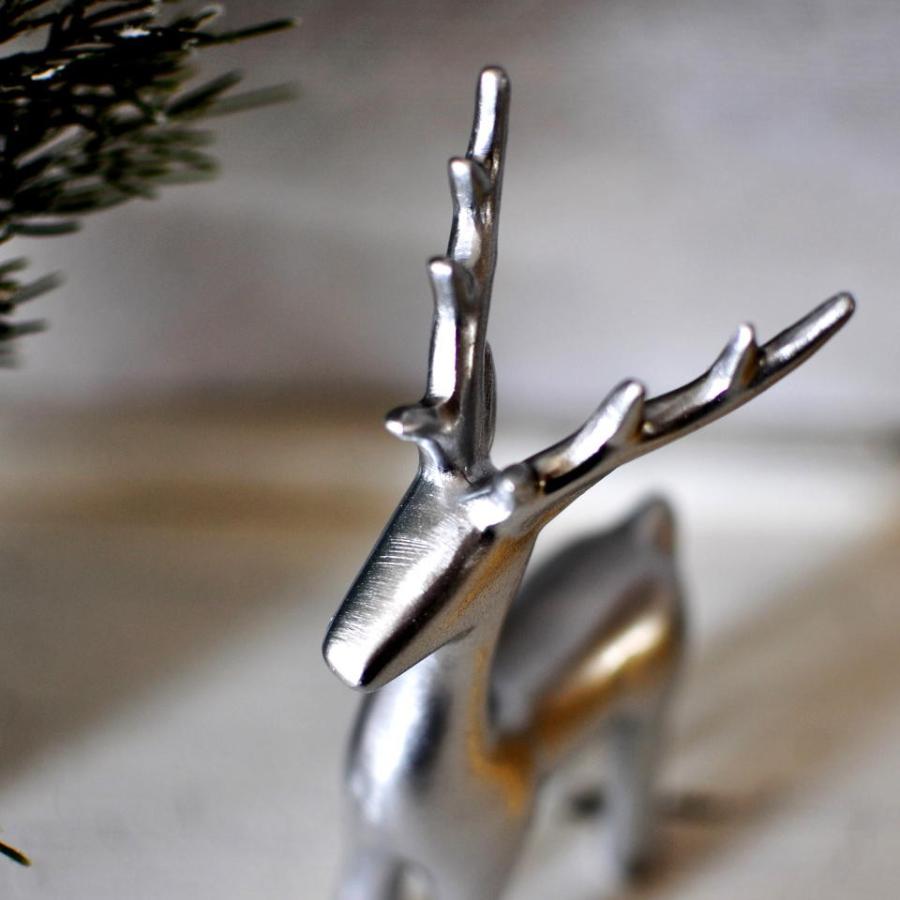 トナカイオブジェ ゴールド シルバー 2個セット クリスマス インテリア 大人かわいい シンプル 北欧 オブジェ 西海岸 |  | 02
