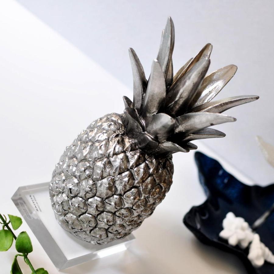 パイナップルオブジェ シルバー インテリア  アンティーク  おしゃれ  西海岸 置物 |  | 03