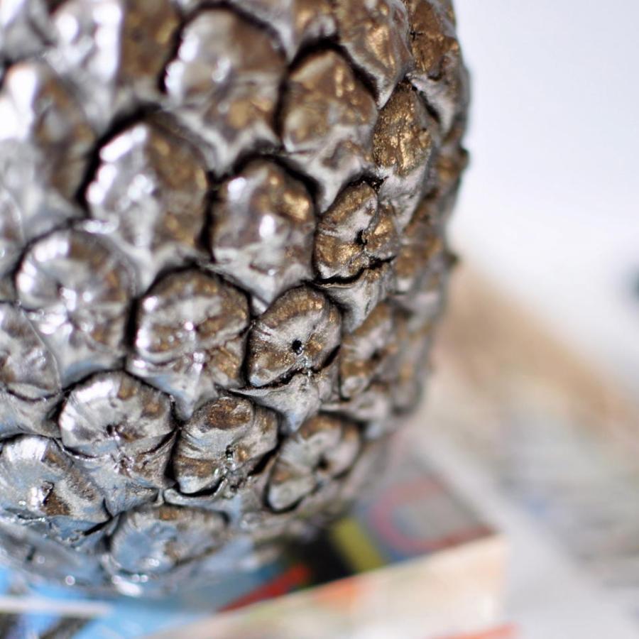 パイナップルオブジェ シルバー インテリア  アンティーク  おしゃれ  西海岸 置物 |  | 05