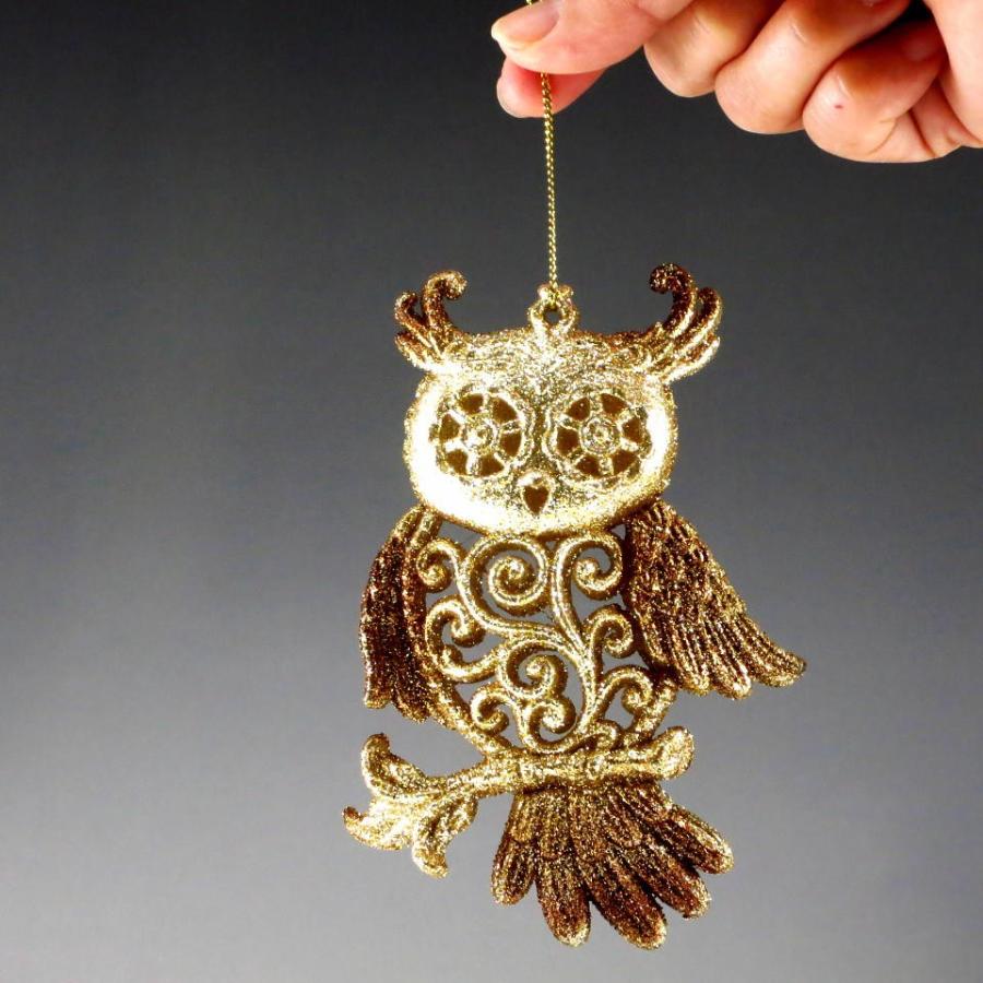 金色フクロウ クリスマス オーナメント ゴールド |  | 04