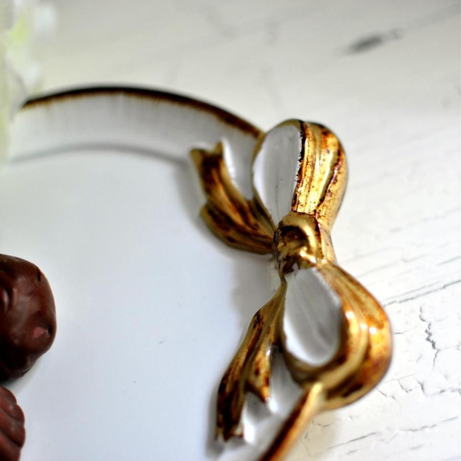 ベルサイユトレイ オーバル ダイニング雑貨 飾り皿 おしゃれ リボン インテリア ギフト 西海岸 アンティーク クラシック |  | 02