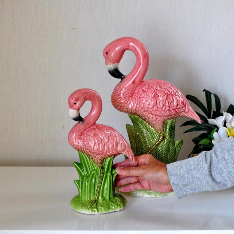 セラミック フラミンゴ Ｌ インテリア リビング オブジェ 西海岸 コースタルリビング 置物 |  | 07