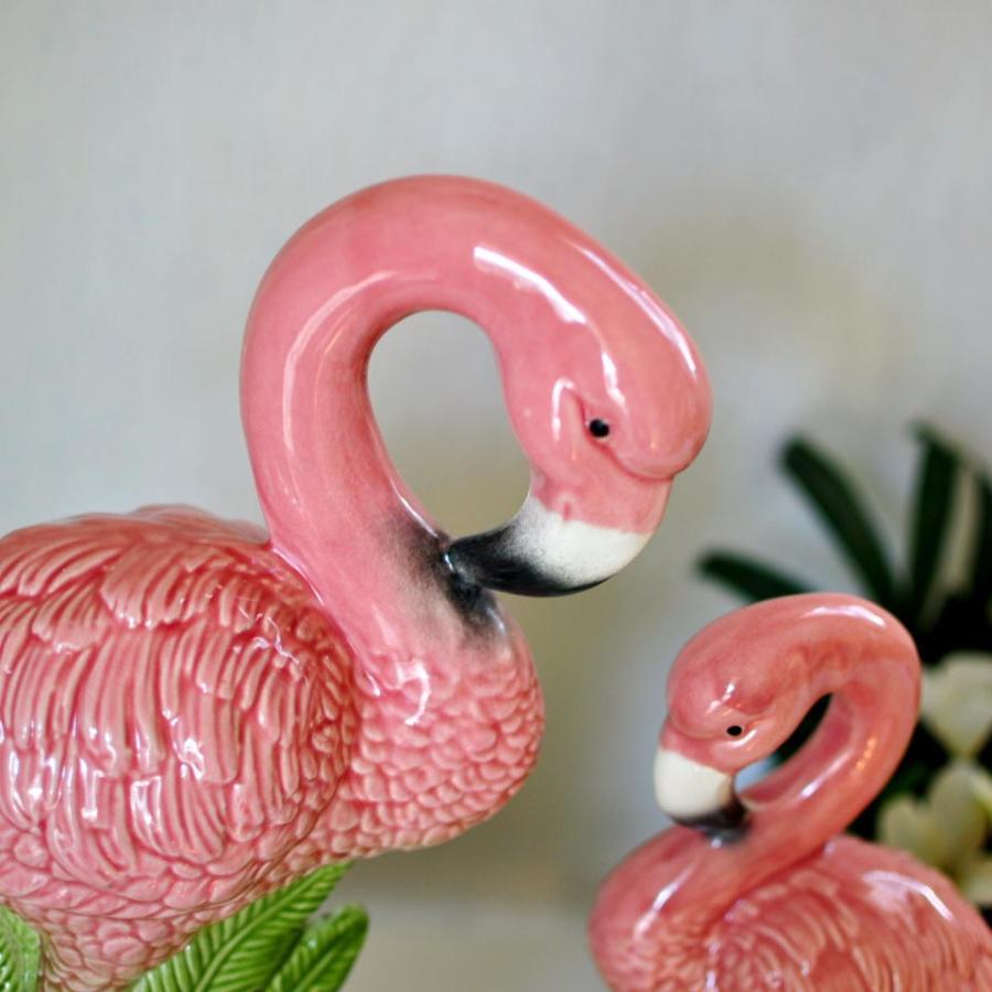 セラミック フラミンゴ Ｓ インテリア リビング オブジェ 西海岸 コースタルリビング 置物 |  | 02