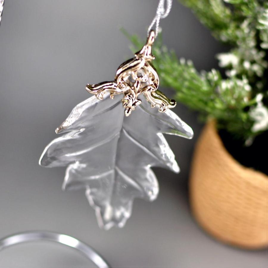 アクリルリーフ オーナメント ヒイラギ カエデ ２個セット クリスタル クリスマス オーナメント きらきら輝く ツリー飾り |  | 04