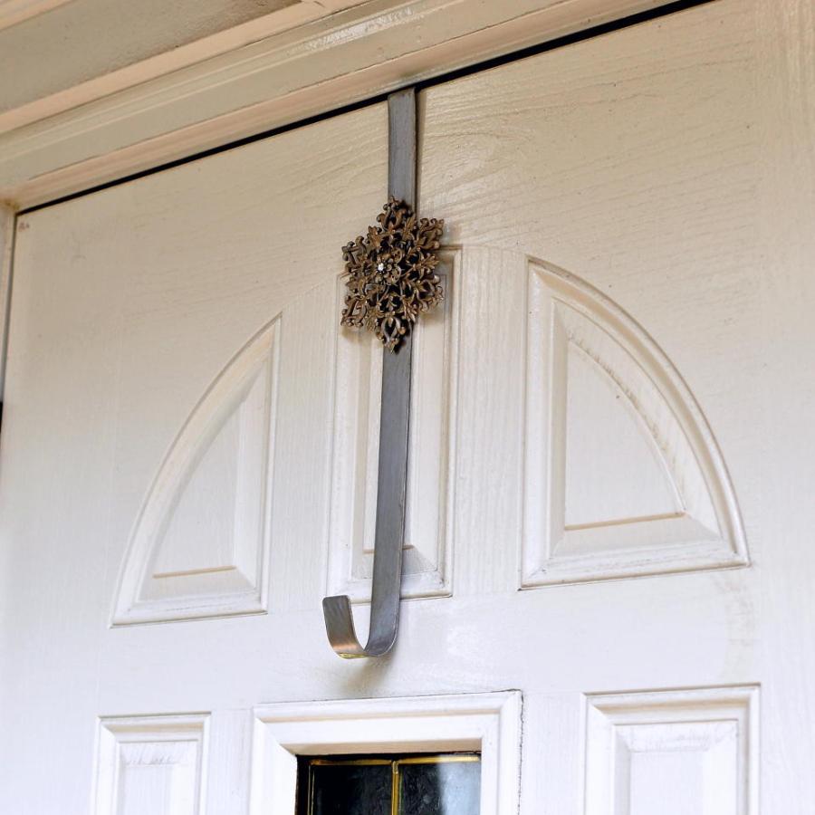 リースフック ドアフック  リースラック  リースホルダー シルバー　スノー　 玄関ドア |  | 05