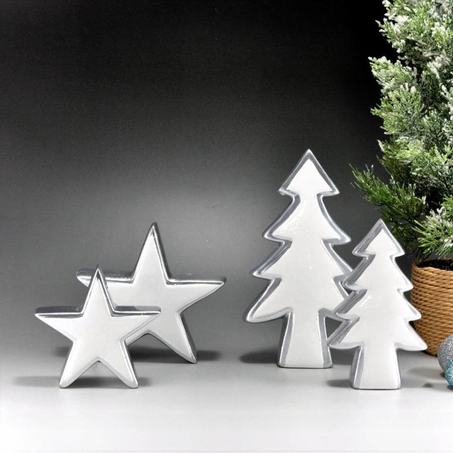 クリスマス スターオブジェ セラミック 大小2個セット クリスマス シンプル インテリア オブジェ かわいい 北欧 西海岸 |  | 04
