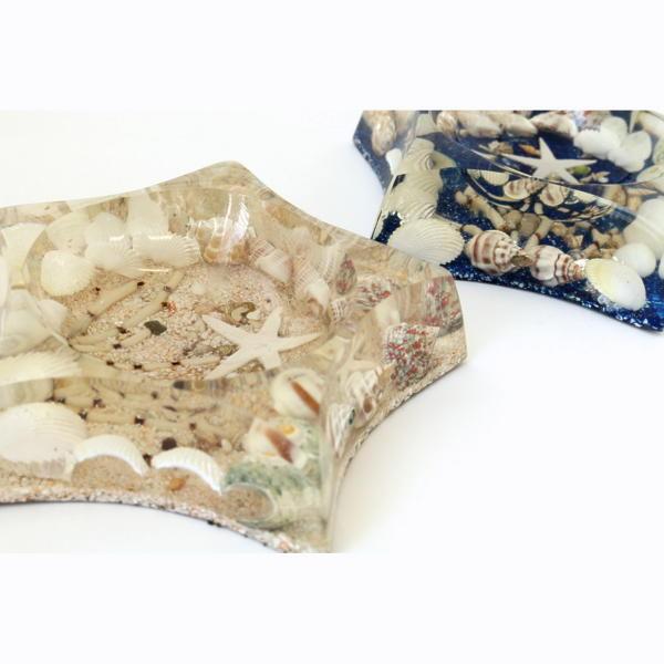 トレイ 小物入れ ガラス スターフィッシュ＆シェル おしゃれ インテリア ギフト 西海岸 コースタルリビング |  | 06