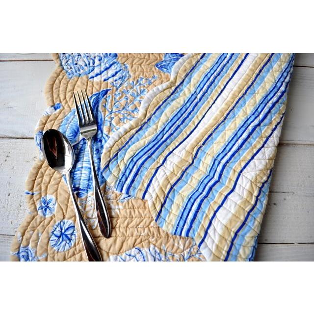 ランチョンマット イエローシェルズ プレイスマット ランチマット おしゃれ スタイリッシュ ハワイアン ギフト（メール便ＯＫ） |  | 02