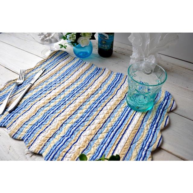 ランチョンマット イエローシェルズ プレイスマット ランチマット おしゃれ スタイリッシュ ハワイアン ギフト（メール便ＯＫ） |  | 03