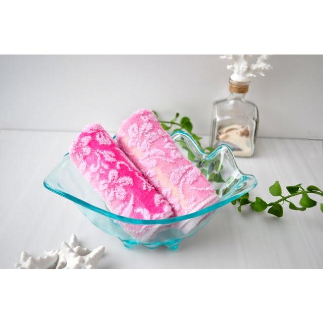 ハンドタオルピンク プルメリア タオル ハンカチ おしゃれ スタイリッシュ ハワイアン ギフト（メール便ＯＫ） |  | 03