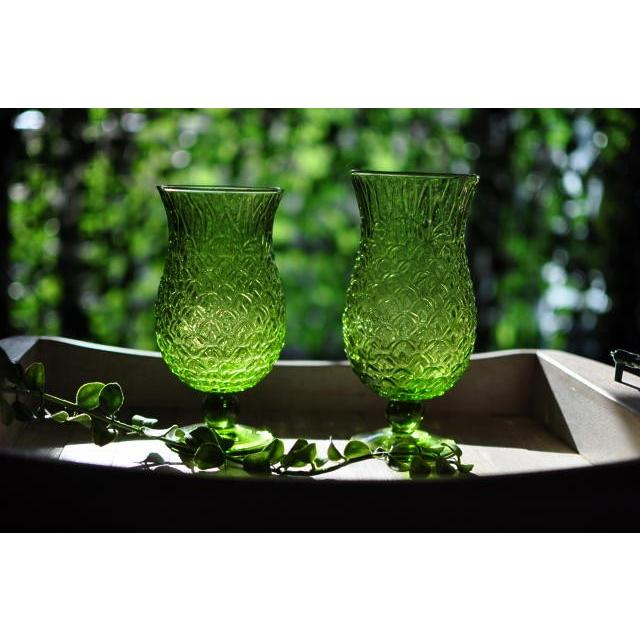 カクテルグラス Lサイズ パイナップル コップ おしゃれ カワイイ ギフト ハワイ キッチン マリン ハワイアン食器 |  | 04