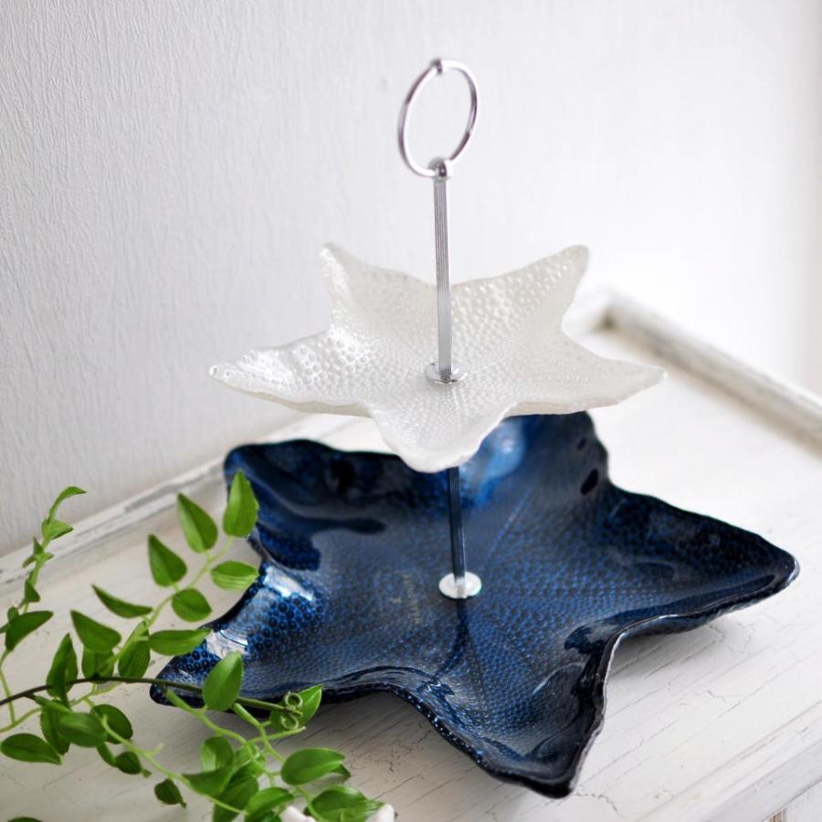 スターフィッシュ2段スタンド  おしゃれ  かわいい  ハワイアン ギフト コースタルリビング キッチン | 