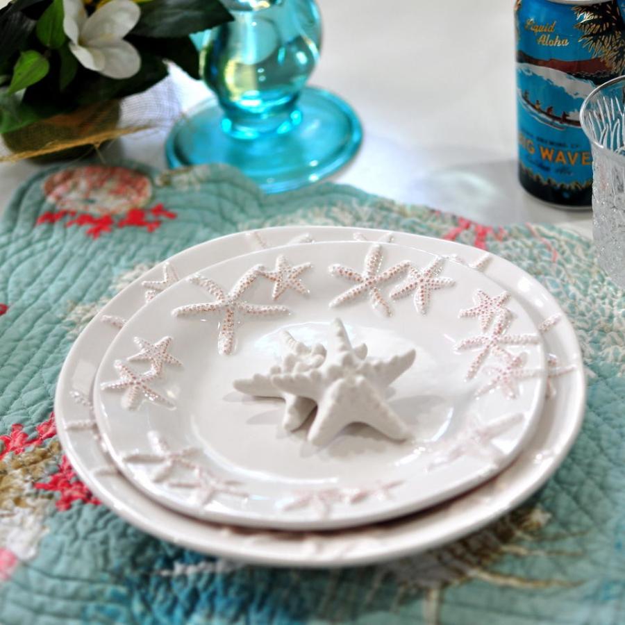エンボス加工 スターフィシュプレート スモール カフェ おしゃれ お皿 マリン 海 スタイリッシュ かわいい |  | 01