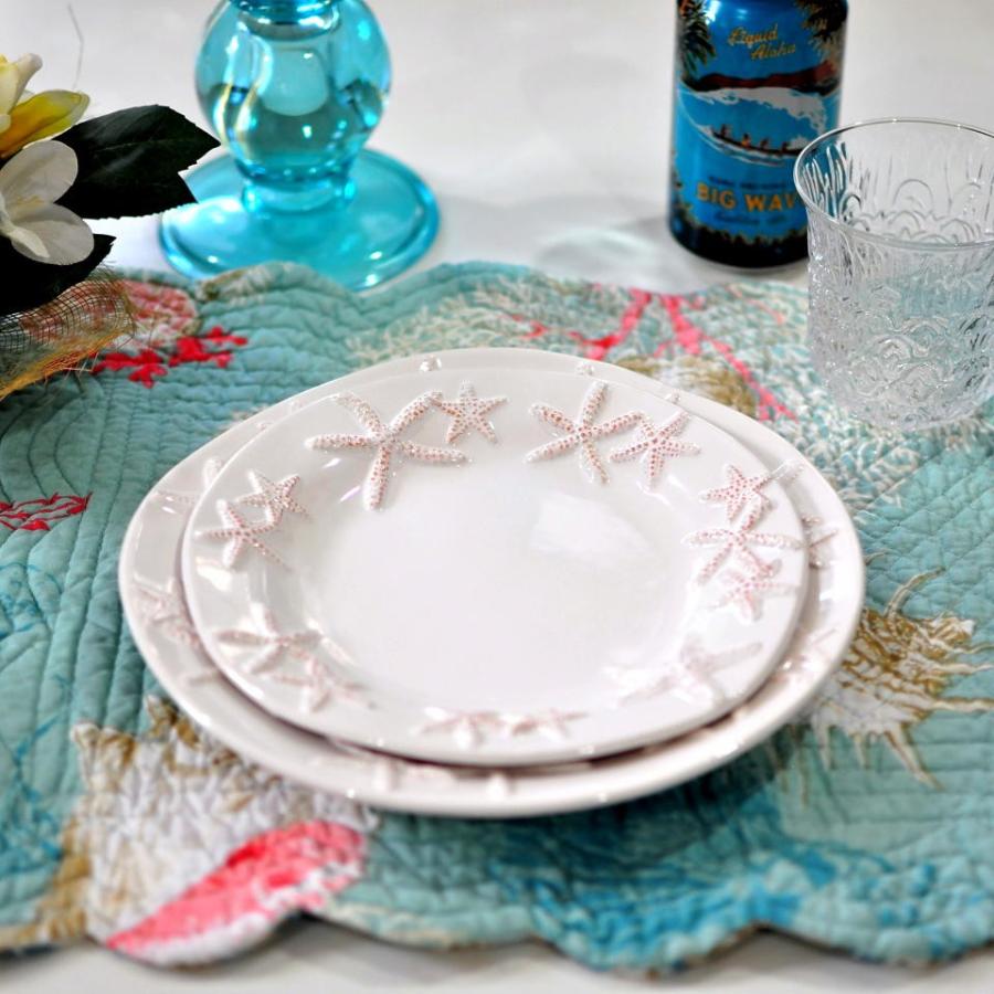 エンボス加工 スターフィシュプレート スモール カフェ おしゃれ お皿 マリン 海 スタイリッシュ かわいい |  | 07
