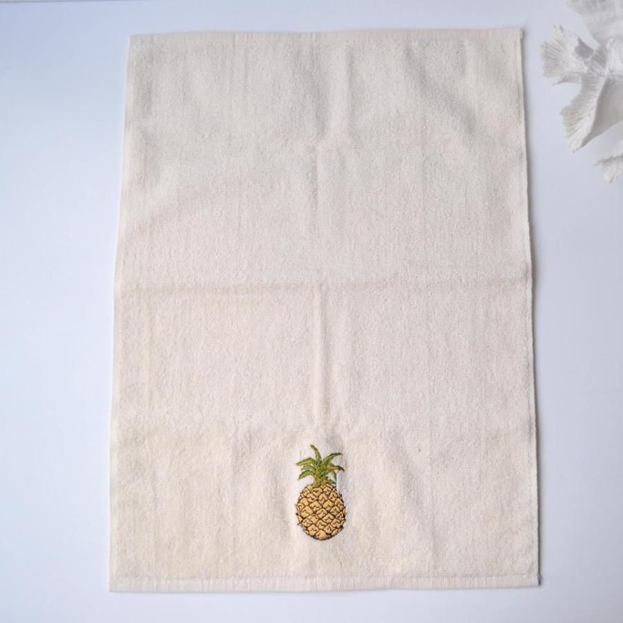 ハワイ買付けタオル パイナップル ハンドタオル ハンカチ おしゃれ コットン ハワイアン ギフト（メール便ＯＫ） | 
