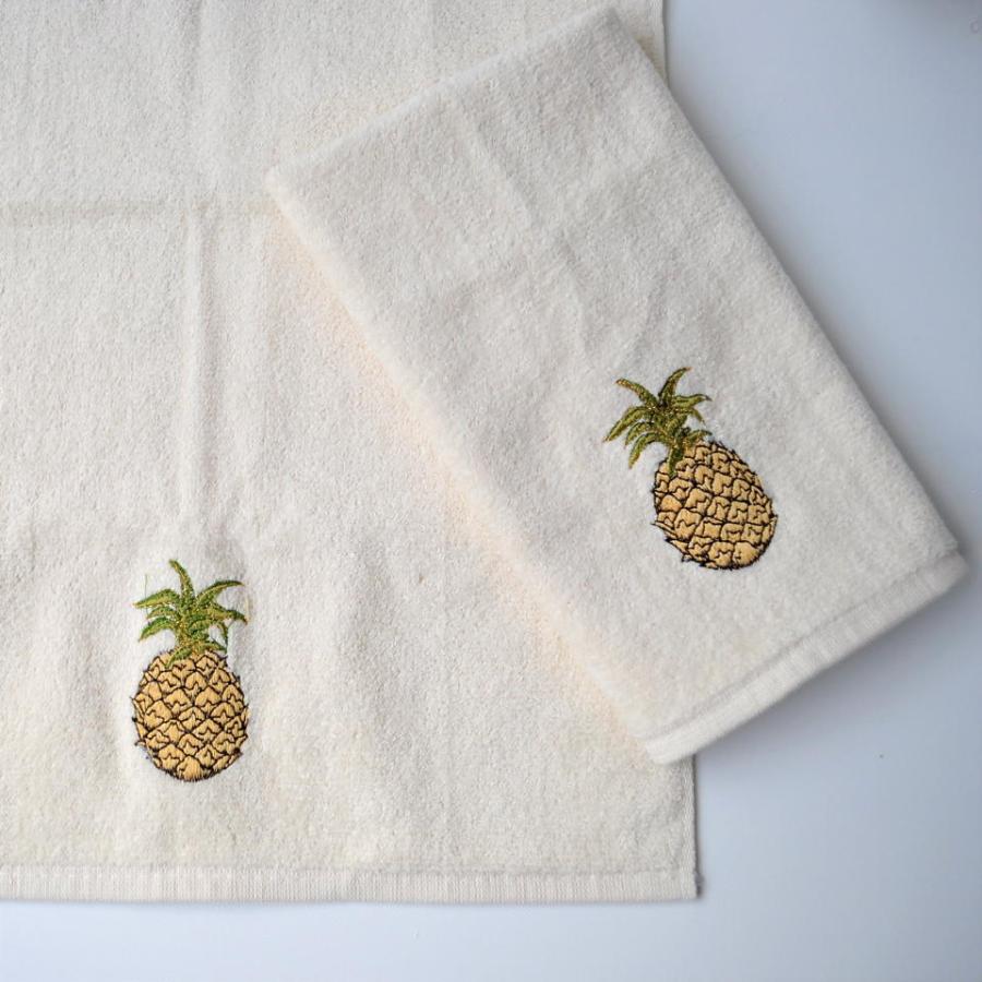 ハワイ買付けタオル パイナップル ハンドタオル ハンカチ おしゃれ コットン ハワイアン ギフト（メール便ＯＫ） |  | 01