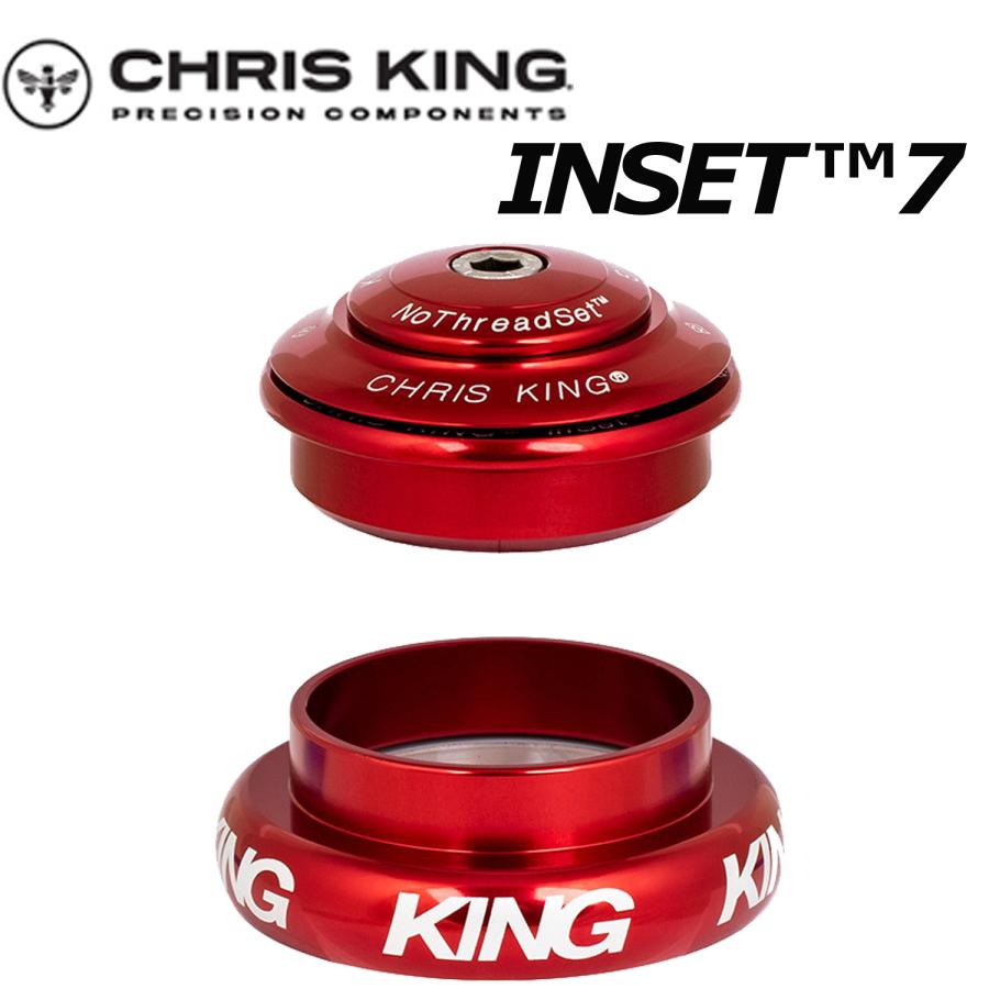 CHRIS KING INSET7 RED/ クリスキングインセット7 レッド赤 CHRIS KING CHRISKING クリスキング インセット7 INSET7 ヘッド