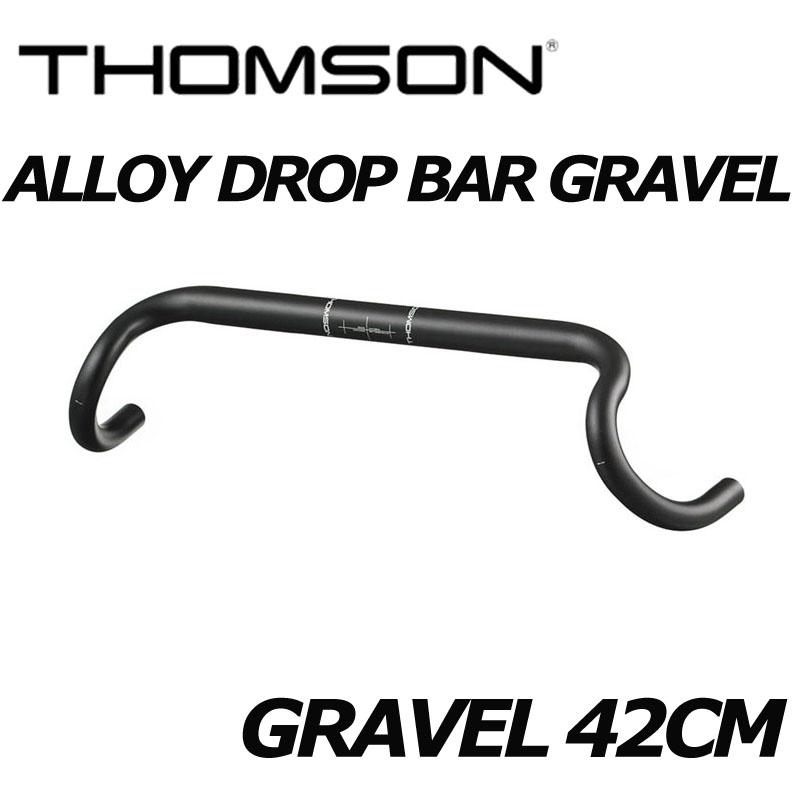 トムソン　Thomson エアロドロップハンドル 42cm THOMSON（トムソン） ALLOY DROP BAR GRAVEL 42CM グラベル ドロップ