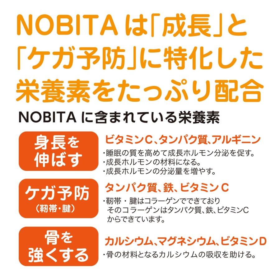 ノビタ(NOBITA) キッズプロテイン ソイプロテイン イチゴミルク味 600g｜spokoba｜08