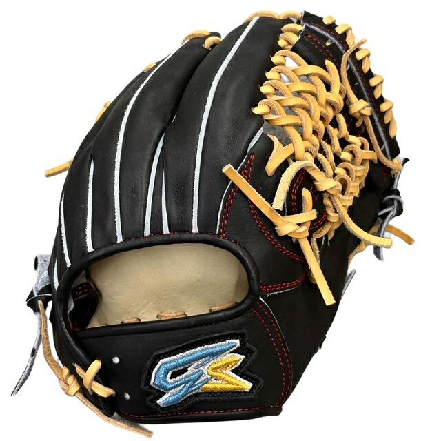 ジーエス(GS) 硬式軟式兼用グラブ 内野手用 GS-ONI56-BK1 鬼サード型