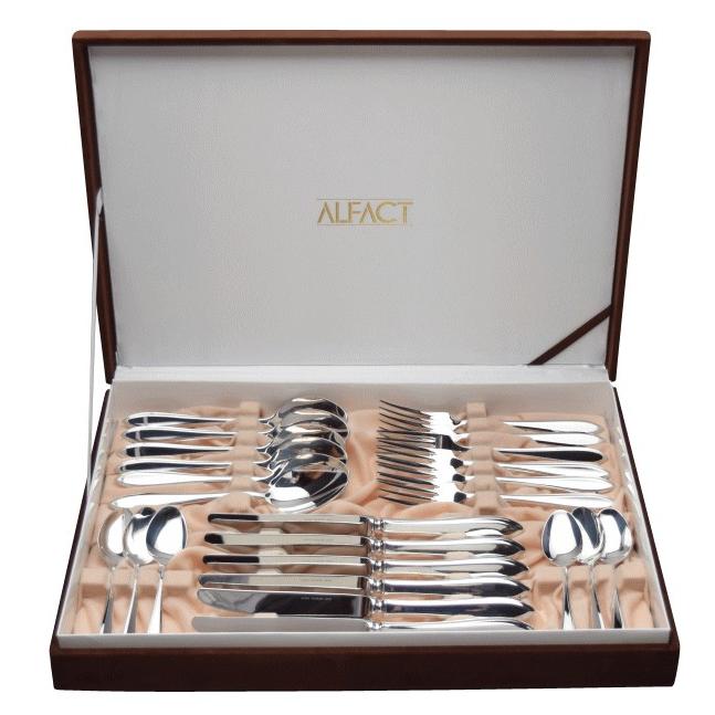 ALFACT 洋白銀器モンロー ディナーセット24pc (名入れ無料