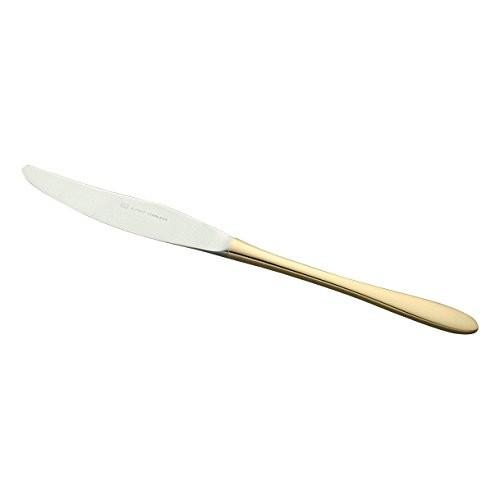 ALFACT ≪24金仕上≫琵琶 ディナーナイフ(共柄)鋸刃付 (名入れ無料)【日本製/荒澤製作所/アルファクト】