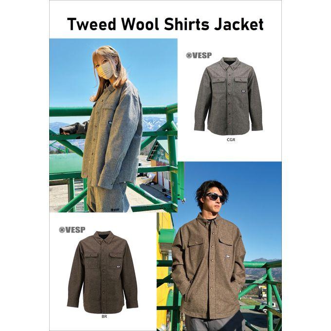 ベスプ VESP メンズ レディース スノーボード ウェア ジャケット Tweed  