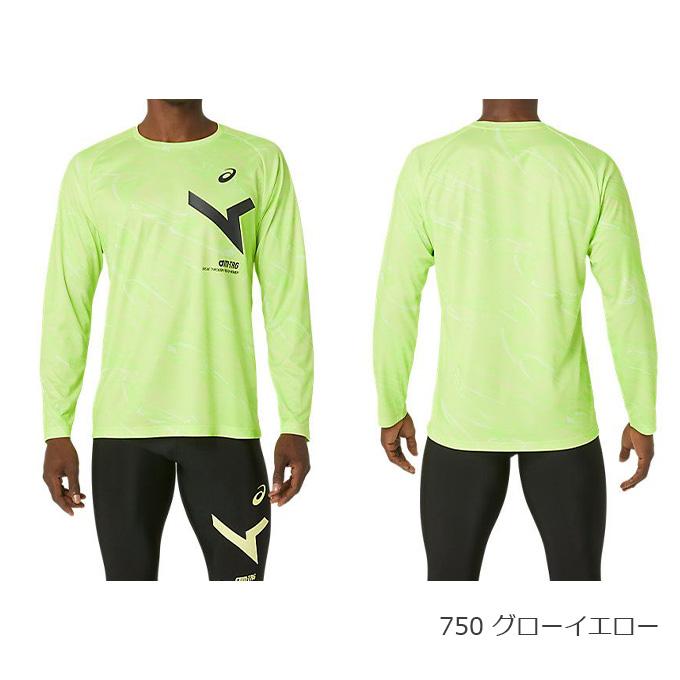 アシックス ASICS メンズ トレーニング ウェア 長袖トップス A-I-Mドライグラフィック長袖シャツ 2031E252 【2023FW】｜spopia｜04