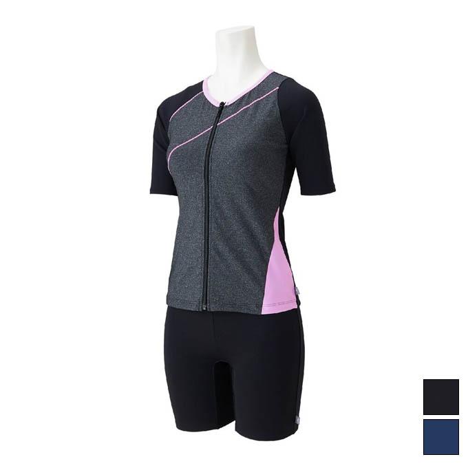 新品☆Mizuno スポーツ用レディース水着 セパレーツトピンク/黒Sサイズ ミズノ MIZUNO レディース 水泳 フィットネス 水着 ふんわりライト