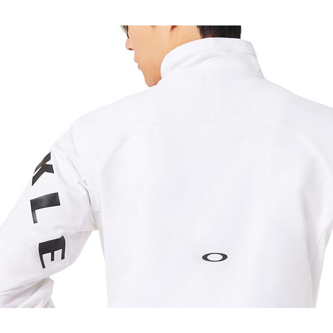 Oakley ホワイト ジップアップシャツ オークリー OAKLEY メンズ トレーニングウエア トップス フルジップ