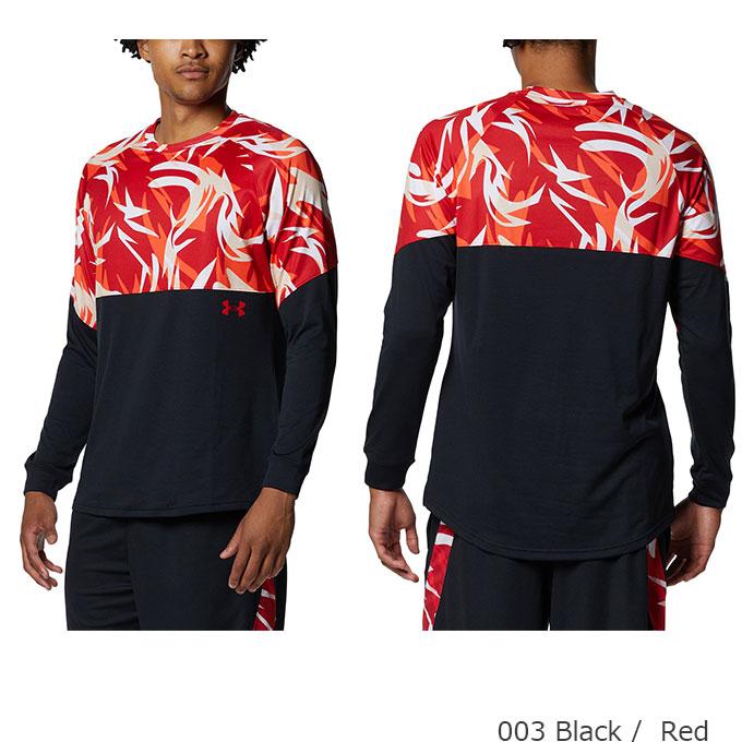 アンダーアーマー UNDER ARMOR メンズ バスケットボール Tシャツ 長袖 UA LONGSHOT LS 1.5 PRINT 1375341 【2022FW】｜spopia｜04