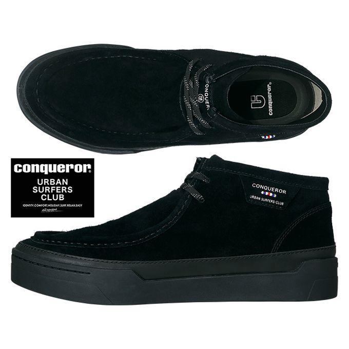 コンカラー conqueror メンズ カジュアル シューズ ブーツ PARMA SUEDE 