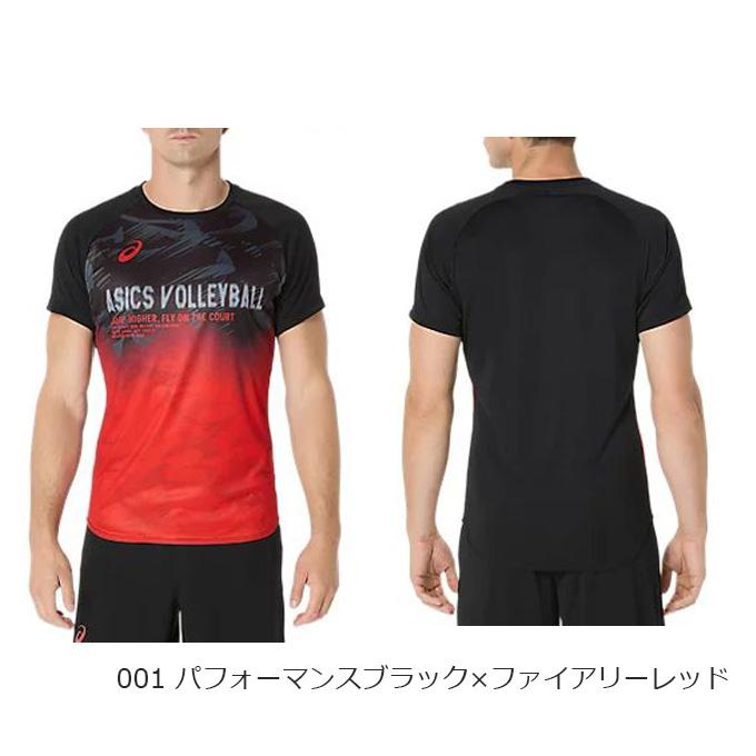 東レアローズ　バレーボール　アシックス Tシャツ ASICS アシックス メンズ レディス バレーボール 半袖Tシャツ