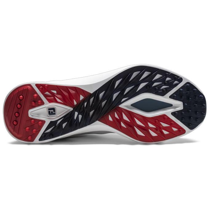 フットジョイ FOOTJOY メンズ ゴルフ シューズ ワイドタイプ スパイクレス プロエスエル BOA 56955 ホワイト/ブルー 【2026SS】